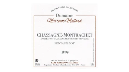 Martenot Mallard Chassagne-Montrachet Fontaine Sot Blanc-1