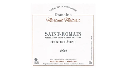 Martenot Mallard Saint-Romain Sous Le Château Blanc