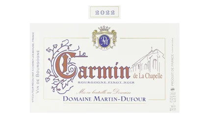Martin-Dufour Bourgogne Rouge Le Carmin de La Chapelle