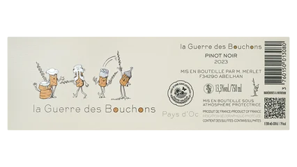 Mathieu Merlet La Guerre des Bouchons Pinot Noir