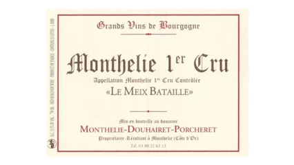 Monthélie-Douhairet-Porcheret Monthélie 1er Cru Rouge Le Meix Bataille-1