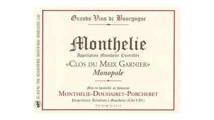 Monthélie-Douhairet-Porcheret Monthélie Rouge Clos du Meix Garnier Monopole
