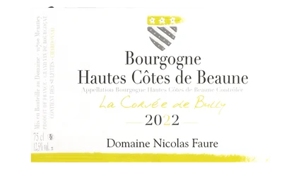 Nicolas Faure Bourgogne Hautes-Côtes de Beaune Blanc La Corvée de Bully Chardonnay-1