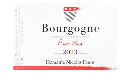Nicolas Faure Bourgogne Rouge