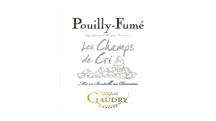 Nicolas Gaudry Pouilly-Fumé Les Champs de Cri
