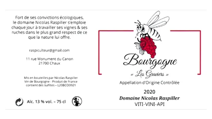 Nicolas Raspiller Bourgogne Rouge Les Graviers-1