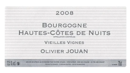 Olivier Jouan Bourgogne Hautes-Côtes de Nuits Blanc-1