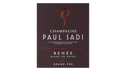 Paul-Sadi  Virgile Portier Renée Brut Blanc de Noirs Millésime Grand Cru