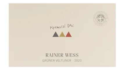 Rainer Wess Grüner Veltliner Kremstal-2