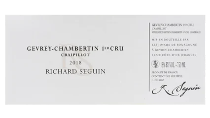 Richard Seguin Gevrey-Chambertin 1er Cru Craipillot
