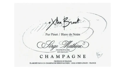 Serge Mathieu Extra Brut Pur Pinot