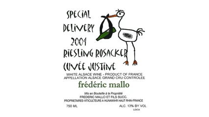 Special Delivery (by Frédéric Mallo) Riesling Rosacker Cuvée Justine-1