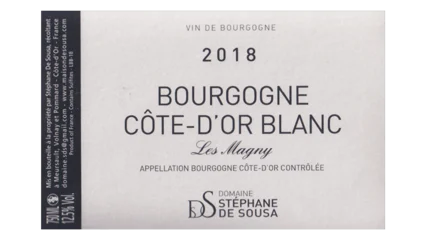 Stéphane de Sousa Bourgogne Côte dOr Blanc Les Magny-1