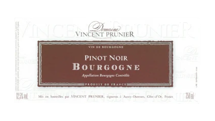 Vincent Prunier Bourgogne Rouge