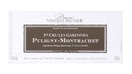 Vincent Prunier Puligny-Montrachet 1er Cru Les Garennes