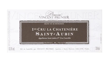 Vincent Prunier Saint-Aubin 1er Cru Sur La Chatenière