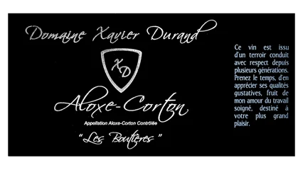 Xavier Durand Aloxe-Corton Les Boutières Rouge