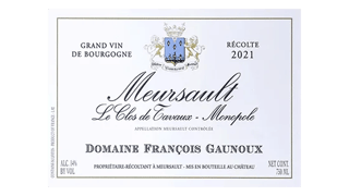 François Gaunoux  Meursault Le Clos de Tavaux MONOPOLE_S