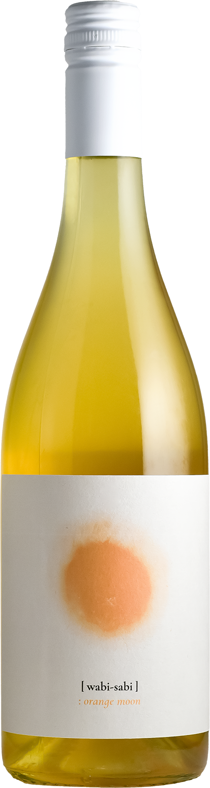 wabi-sabi orange moon